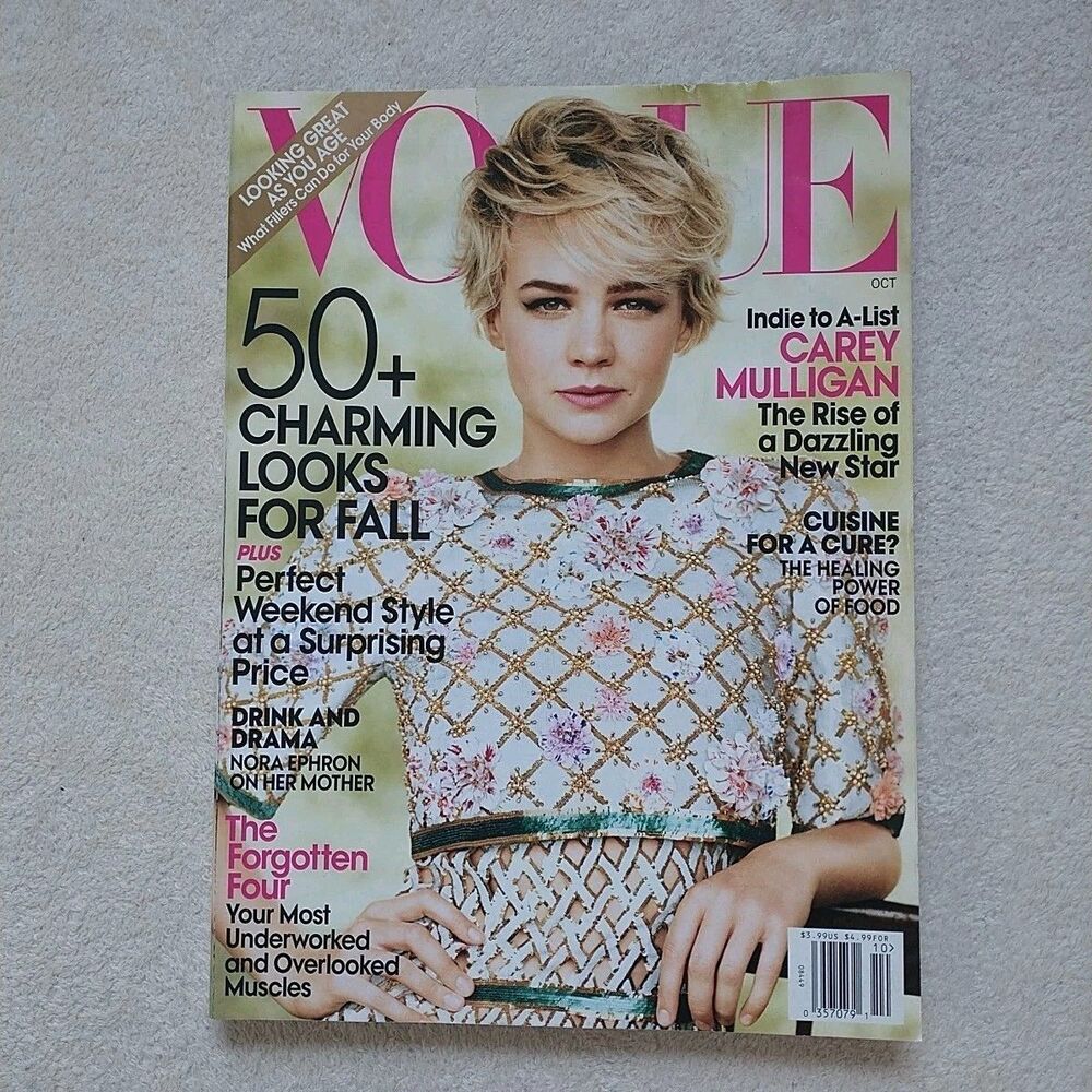 Vogue Magazine October 2010 English Actress Carey Mulligan Fashion*READ